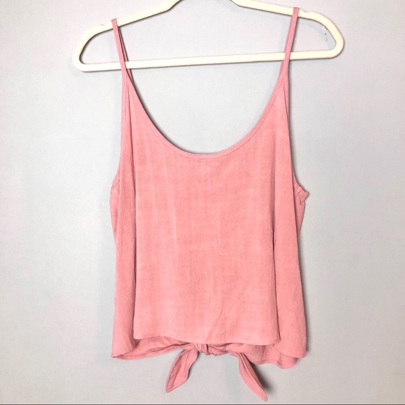 NWT Topshop Polly Tie Front Top - Picture 7 of 9